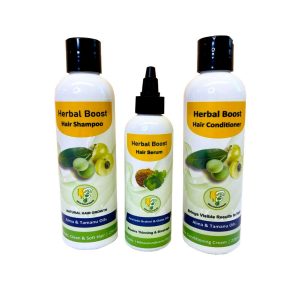 Herbal Boost - Shampoo, Serum, and Conditioner